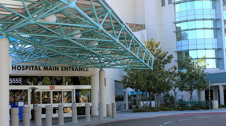 Grossmont hospital la mesa entrance