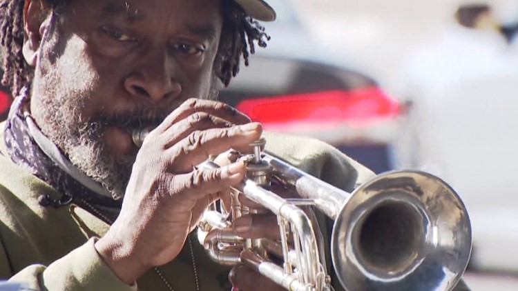 Former Marine plays his trumpet on the streets of San Diego - La Mesa ...