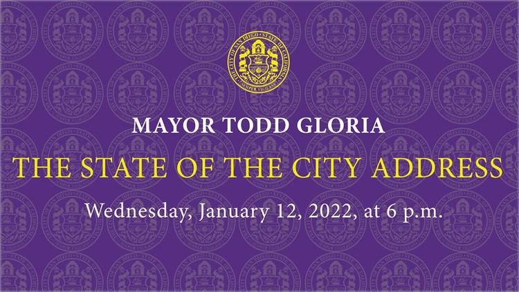 San Diego Mayor Todd Gloria to deliver 2022 State of the City address ...